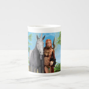 Fairy und Unicorn Prozellantasse