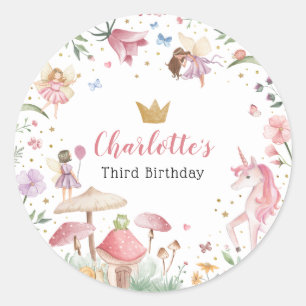 Fairy Unicorn Stickers