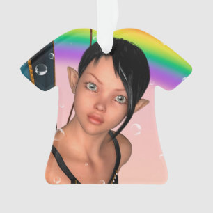 Fairy unter Rainbow Ornament