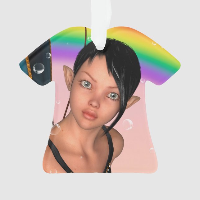 Fairy unter Rainbow Ornament (Vorderseite)