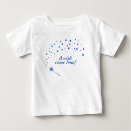 Fairy Wand & Stars, ein Wunsch wird wahr Baby T-shirt
