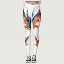 Fairy Watercolor Art Custom Leggings