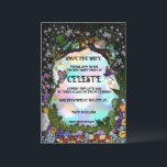 Fairy Whimsical Forest of Magic Save The Date<br><div class="desc">Fairy whimsical forest of magic its a look that feels so magical that it came out straight of the dream and imagination,  from its forested trees to blossoming flowers scattered all around with many colorful and fun insects,  bugs and etc.</div>