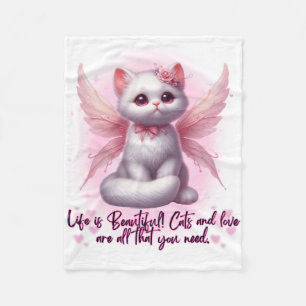 Fairy Whiskers of Liebe Fleecedecke