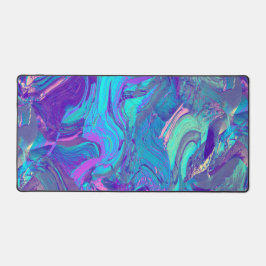 fairy wing artglass - blues and purples : schreibtischunterlage