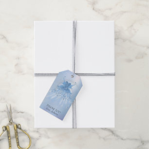 Fairy Wing Ice Gown   Frost Blue Sheen Vielen Dank Geschenkanhänger