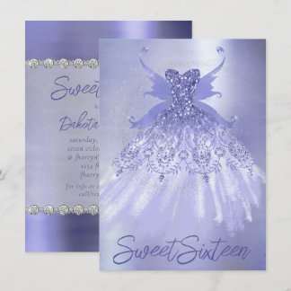 Fairy Wing Lavender Gown | Lila Iridescent Sheen Einladung