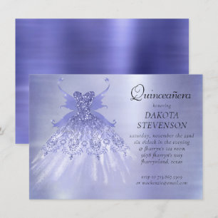 Fairy Wing Lavender Gown   Lila Iridescent Sheen Einladung