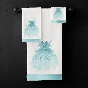 Fairy Wing Mint Gown   Luxe Pearl Green Aqua Sheen