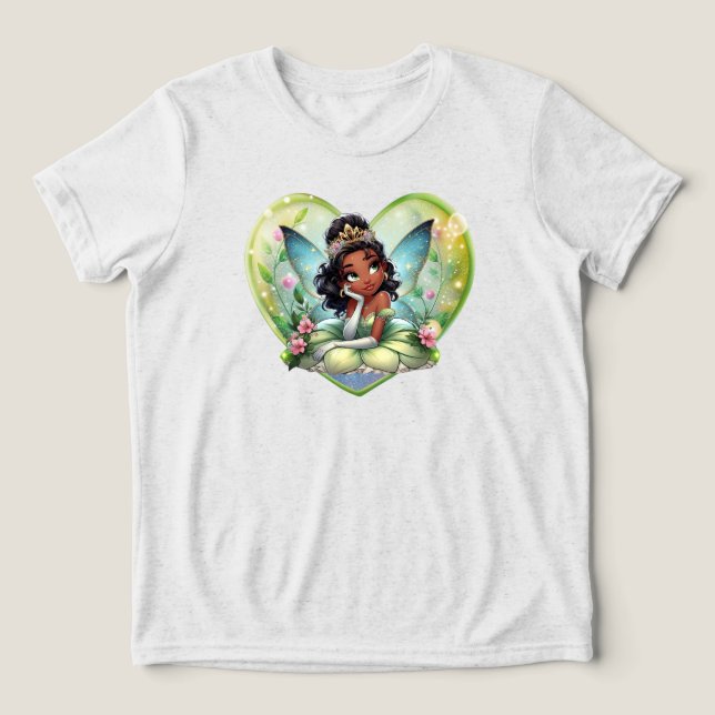 Fairy Wings for Kassidy's 10th birthday Tri-Blend Shirt (Design Vorderseite)
