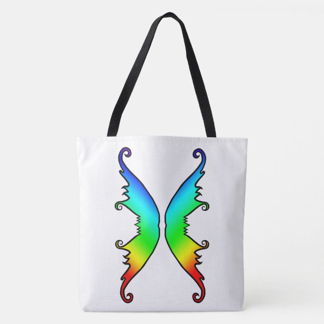 Fairy Wings Rainbow Tasche (Vorderseite)