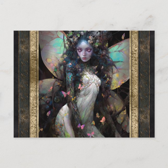 Fairy Woman Fantasy Art Postkarte (Vorderseite)