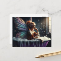 Fairy Woman im Bubblebad