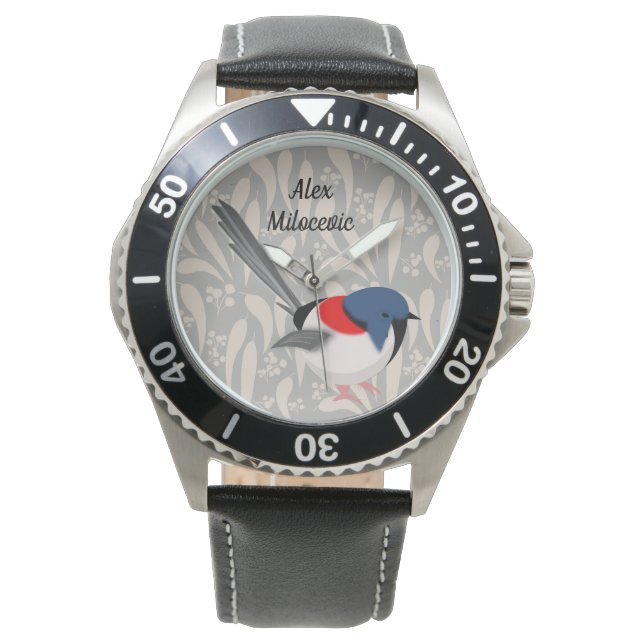 Fairy Wren Armbanduhr (Vorderseite)