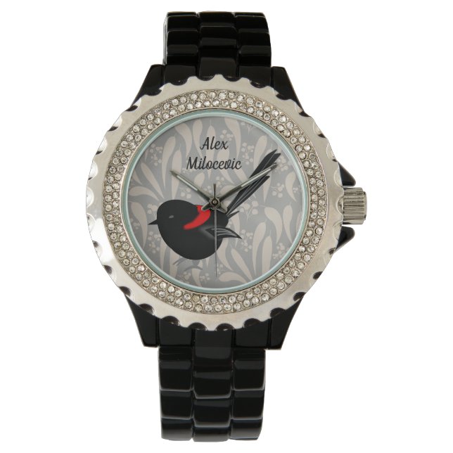 Fairy Wren Armbanduhr (Vorderseite)