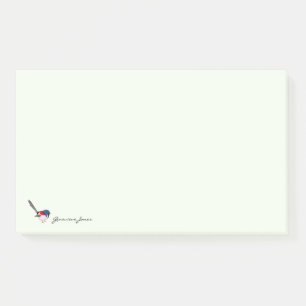 Fairy Wren Post-it Klebezettel