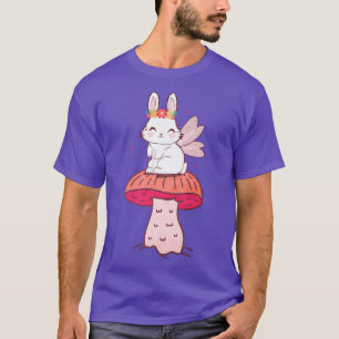 Fairycore ästhetische Cotattecore Fairy Bunny Mush T-Shirt