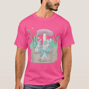 Fairycore Ästhetische Faible Dancing Rats und ein  T-Shirt