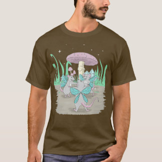 Fairycore Ästhetische Faible Dancing Rats und ein T-Shirt
