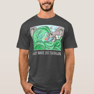 Fairycore Ästhetische Kawaii Frosch Fairy Wave Off T-Shirt
