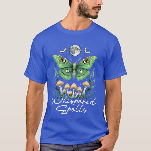 Fairycore Dark Fairy Gothic Art Whispered Zauber T-Shirt (Vorderseite)
