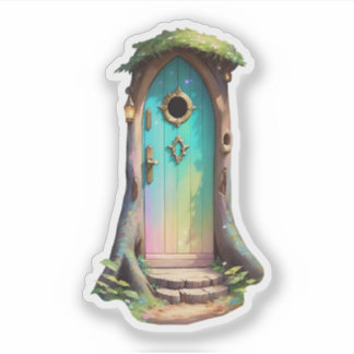 Fairycore Fairy Door Aufkleber
