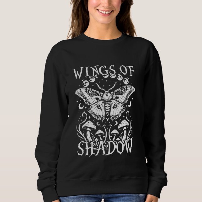Fairycore Fairy Wings of Shadow Sweatshirt (Vorderseite)