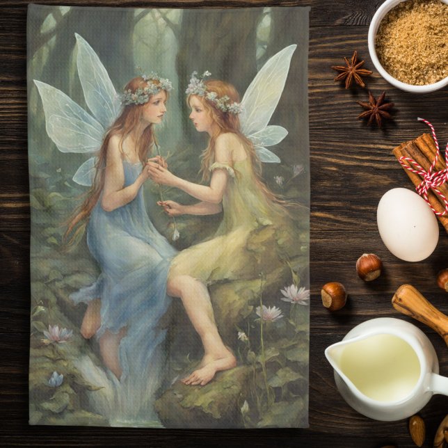 Fairycore Fairy woodland Cotattecore Magie Geschirrtuch (Von Creator hochgeladen)