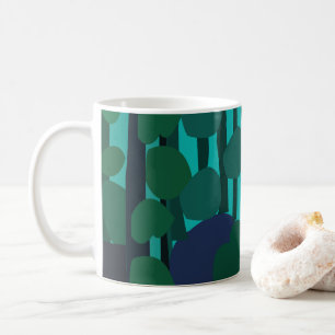 Fairycore-Kernwald Vintage Natur Kaffeetasse
