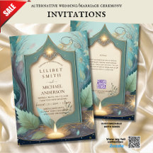 FAIRYCORE MARIAGE INVITATIONS Féeries FAIRYTALE