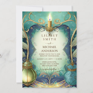 FAIRYCORE MARIAGE INVITATIONS STORYBOOK FAIRYTALE