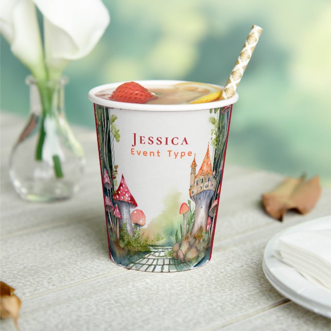 FAIRYCORE Princess Fairytale Castelgrande Pappbecher (In Situ)