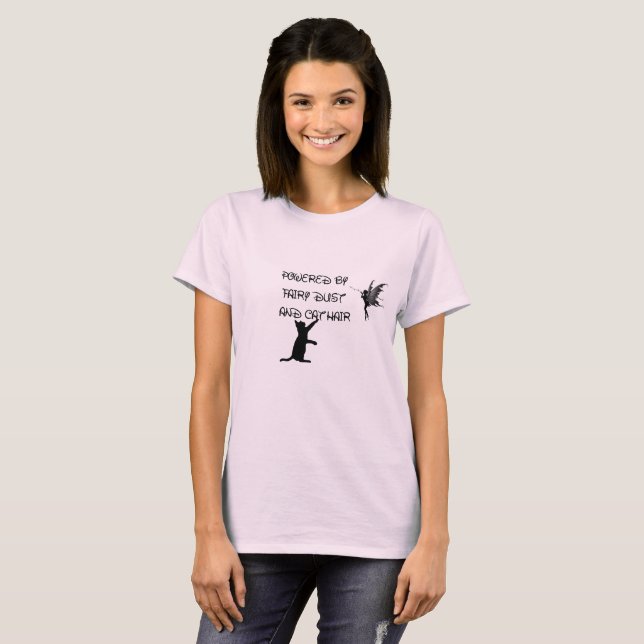 Fairydust und Katzenhaar T-Shirt (Vorne ganz)