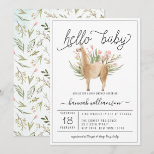 Fairyforest Carte d'invitation pour Baby Shower