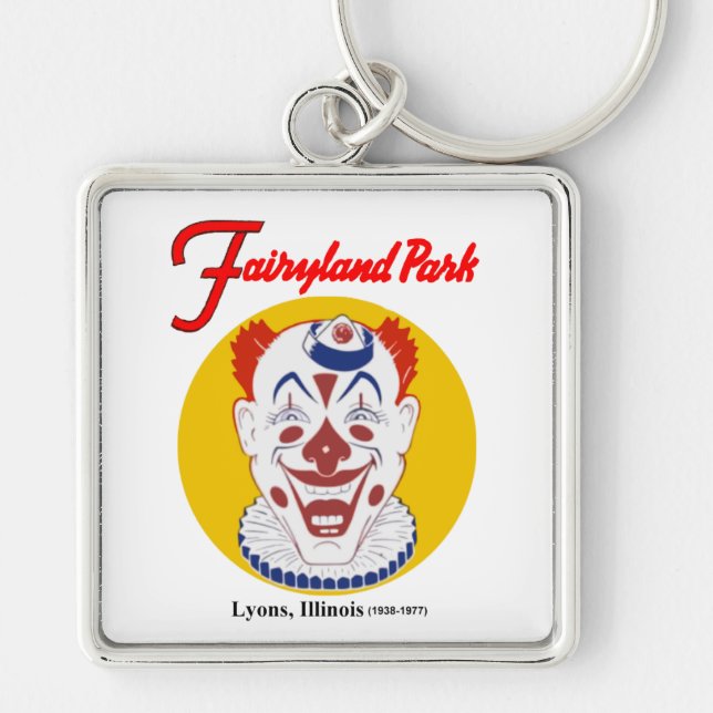 Fairyland Amusement Park, Lyons, Illinois, Chicago Schlüsselanhänger (Vorne)