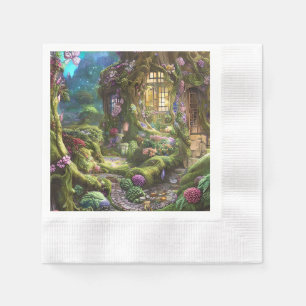 Fairyland Forest Graphic Serviette