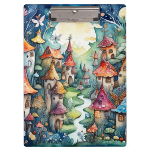 Fairyland schöne märchenhafte Dekoration Klemmbrett