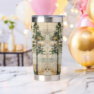 Fairyland Woodland Green Thermobecher