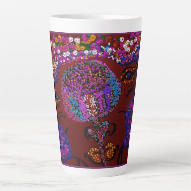 Fairy's Floral Party Large Mug Milchtasse (Vorderseite)