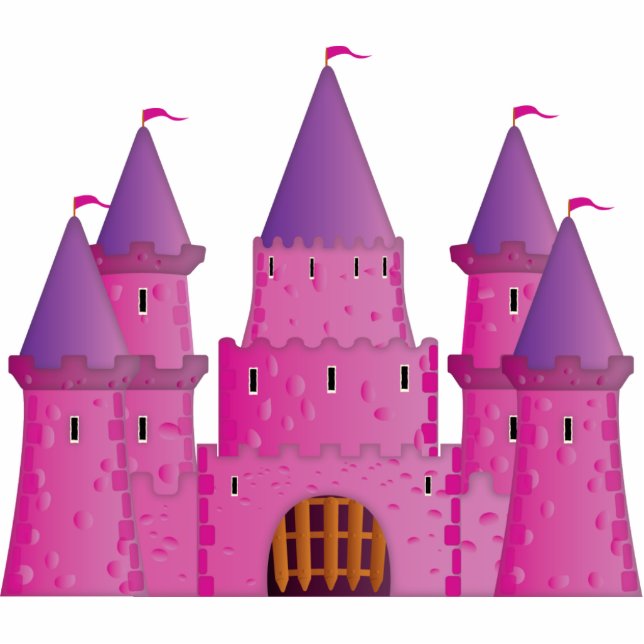 Fairytail Castle Freistehende Fotoskulptur (Vorne)
