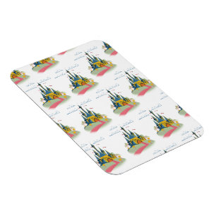 Fairytail-Schlossmuster Magnet