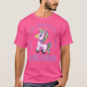 Fairytale Animal Lover Nur ein Mädchen, die wirkli T-Shirt