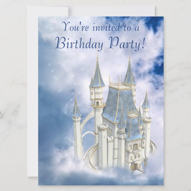 Fairytale Castle 6,5 x 8,75 Invitation (Devant)