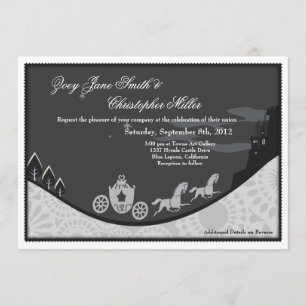 Fairytale Cendrillon Invitation Au Mariage À Thème