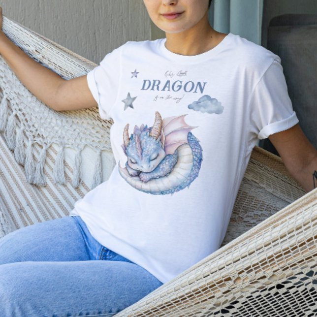 Fairytale Dreamy Dragon Baby Dusche Tri-Blend Shirt (Von Creator hochgeladen)
