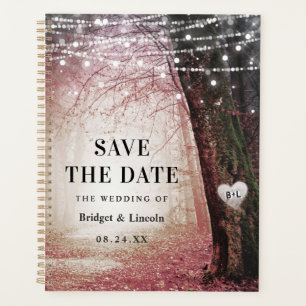 Fairytale Enchanted Forest Pink Enregistrer La Dat