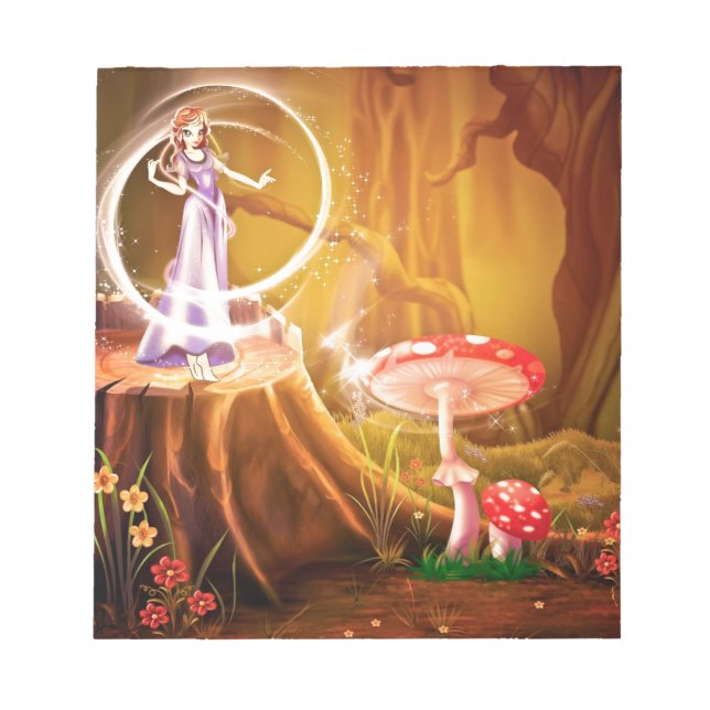 Fairytale Fantasy Destiny Whimsical Dreams Notizblock (Vorderseite)