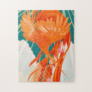 Fairytale Firebird Golden Cage Illustration