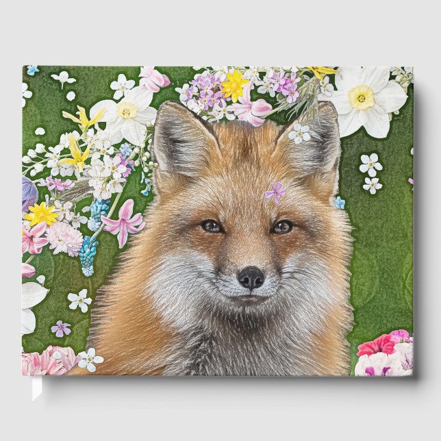 Fairytale Fox im Bereich der Blume Gästebuch (Vorderseite)