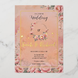 Fairytale Garden Sparkle Faire-part de mariage